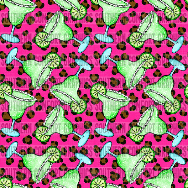 Margarita pink leopard Digital Paper *SEAMLESS*