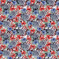 Flora USA flag Digital paper *SEAMLESS*