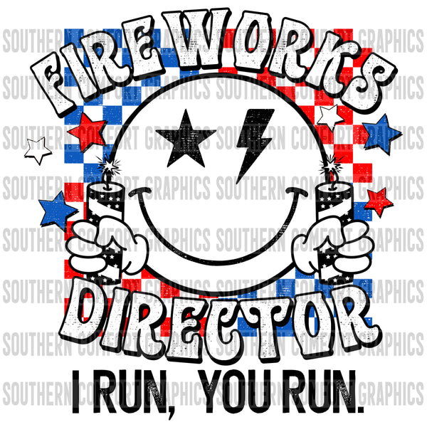 Fireworks Director I Run, You Run. PNG