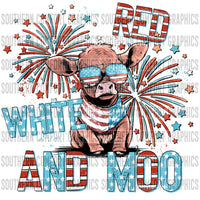 Red White And Moo PNG