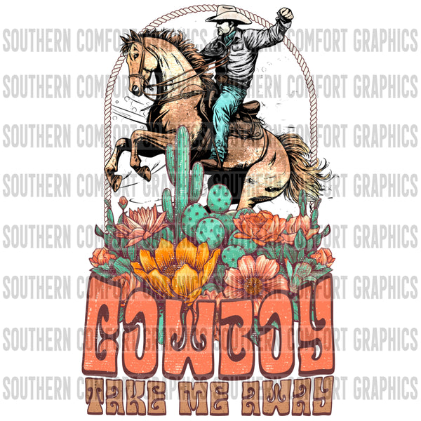 Cowboy Take Me Away PNG