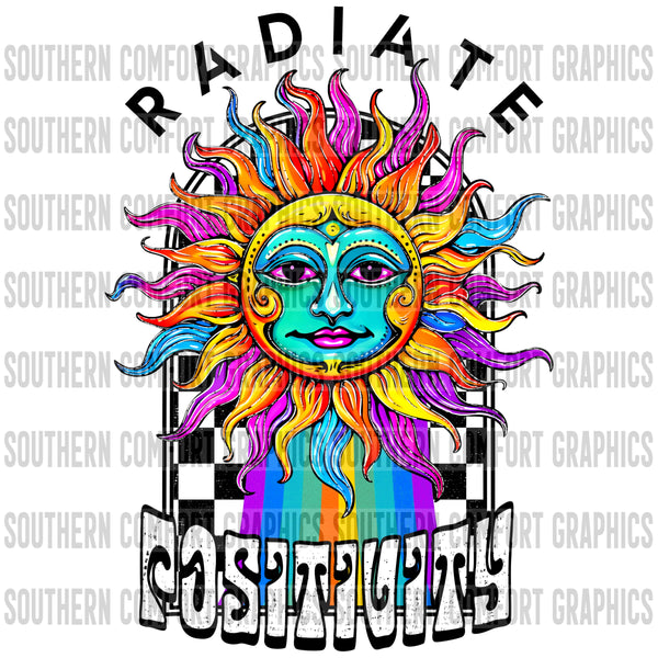 Radiate positivity PNG