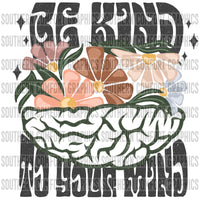 Be kind to your mind PNG