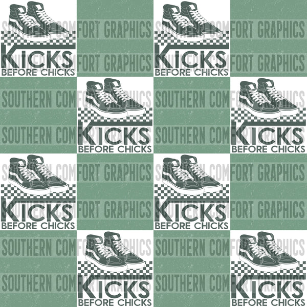 Kicks before chicks Seamless