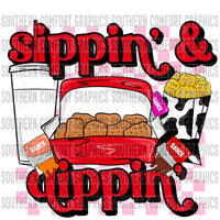Sippin' & Dippin' PNG