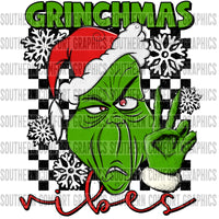 Grinchmas Vibes PNG