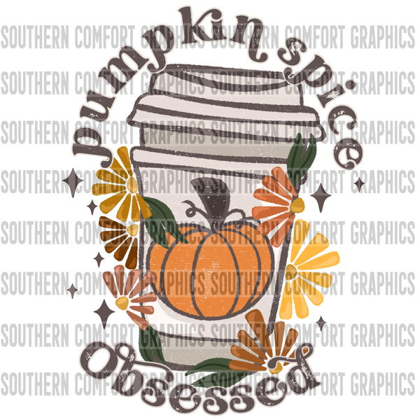 Pumpkin Spice Obsessed PNG
