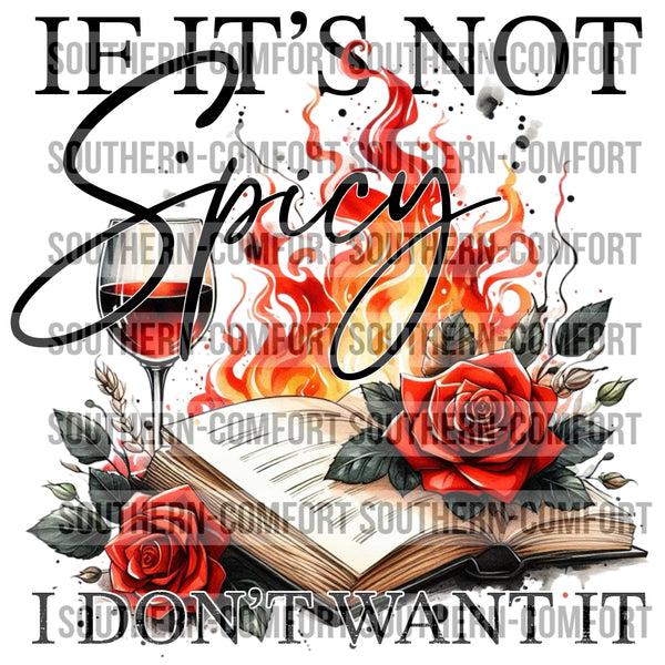 If it's not spicy I don't want it PNG