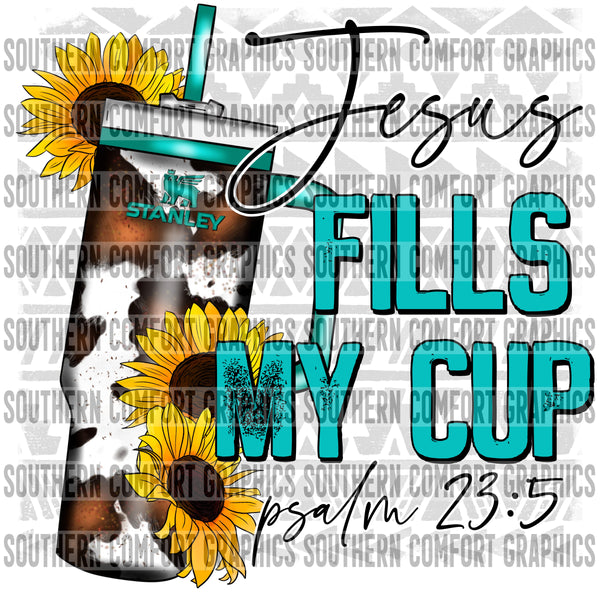 Jesus Fills My Cup PNG
