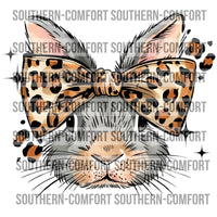 Bunny With Leopard Bow |PNG|