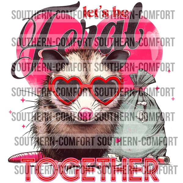 Let's be feral together PNG