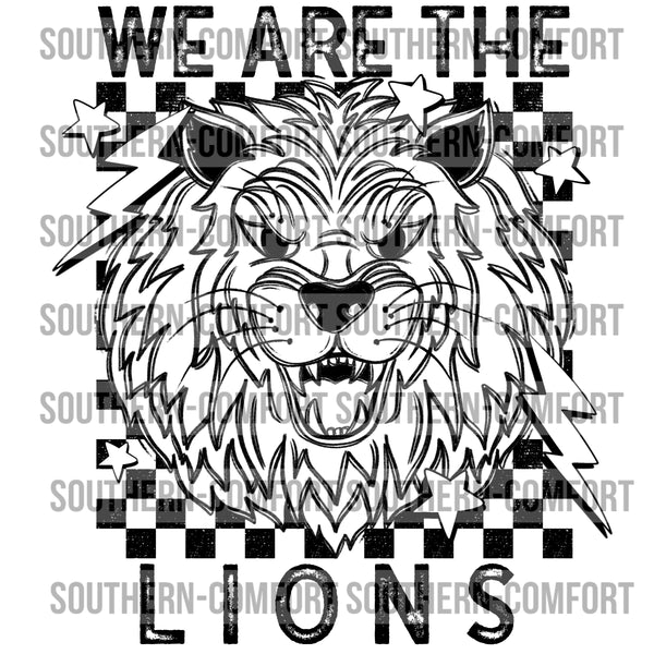 We Are The Lions PNG