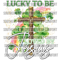 Lucky To Be Loved By Jesus |PNG|