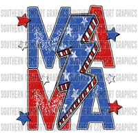 Patriotic mama PNG