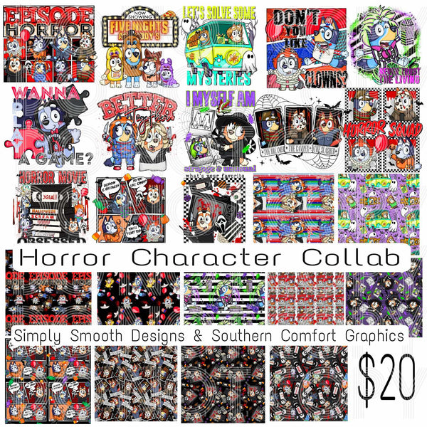 Character Horror Collab With Simply Smooth Designs