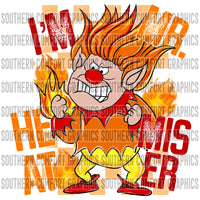 I'm Mister Heat Miser PNG