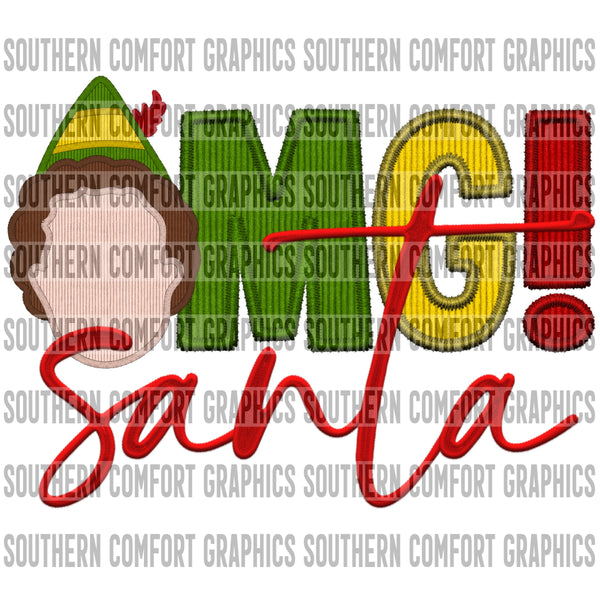 OMG! Santa PNG