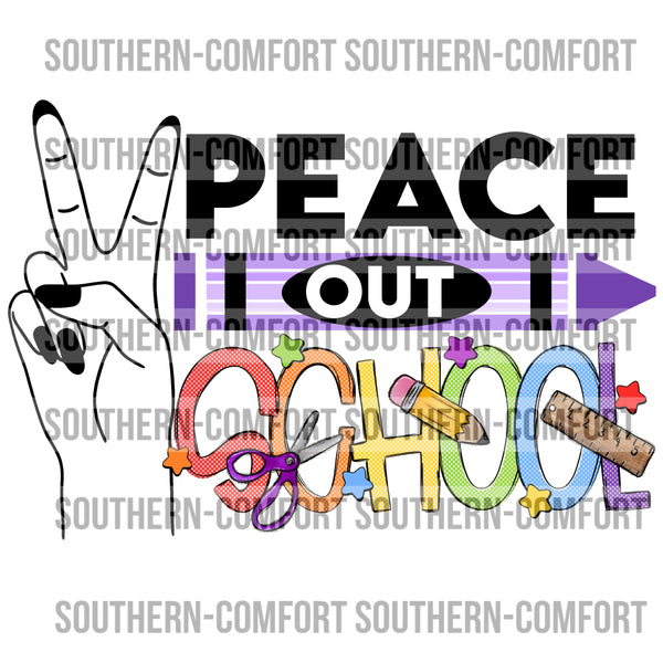 Peace Out School PNG