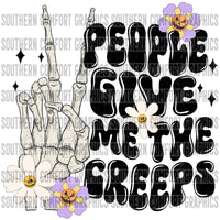 People Give Me The Creeps PNG
