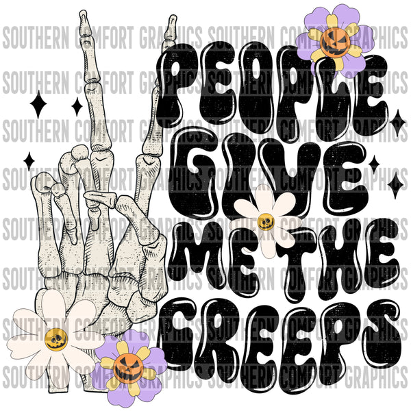 People Give Me The Creeps PNG