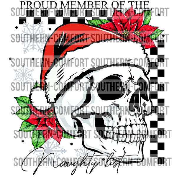 Proud Member Of The Naughty List PNG