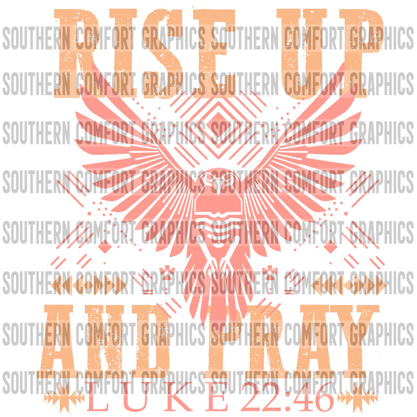 Rise Up And Pray PNG