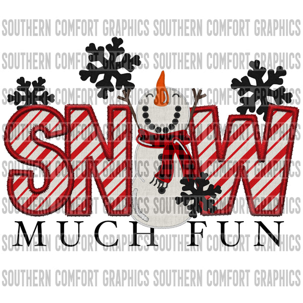 Snow Much Fun PNG