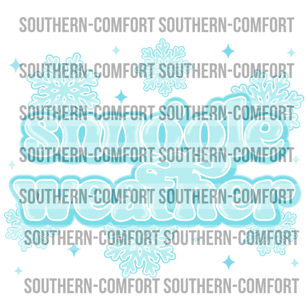 Snuggle Weather Blue PNG