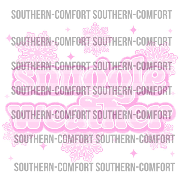 Snuggle Weather Pink PNG