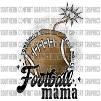 Loud mouth football mama PNG
