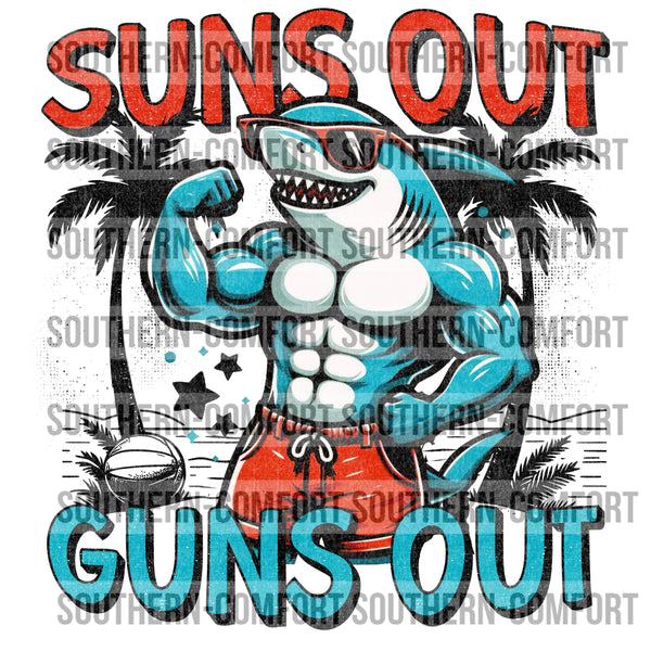 Suns Out Guns Out PNG