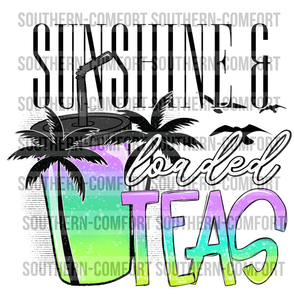 Sunshine And Loaded Teas PNG