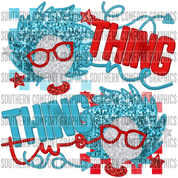 Thing one thing two PNG