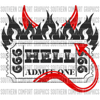 Ticket To Hell PNG