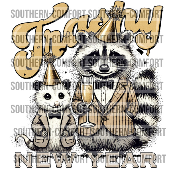 Trashy New Year PNG