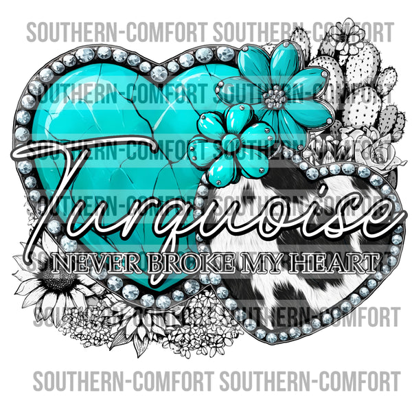 Turquoise never broke my heart |PNG|