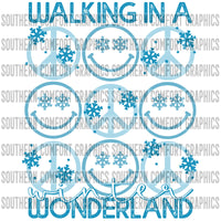 Walking in a winter wonderland PNG