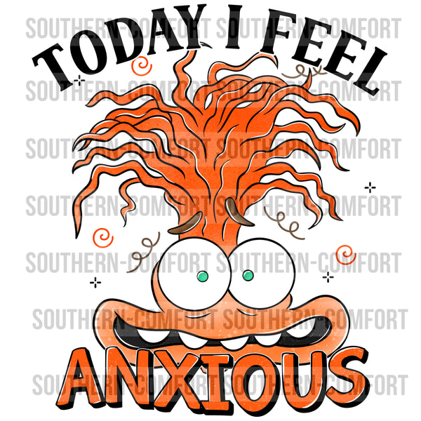 Today I Feel Anxious  PNG