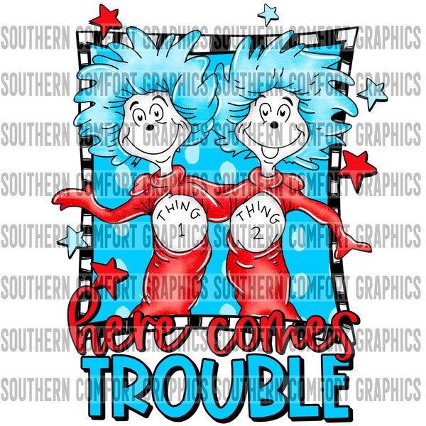 Here Comes Trouble PNG