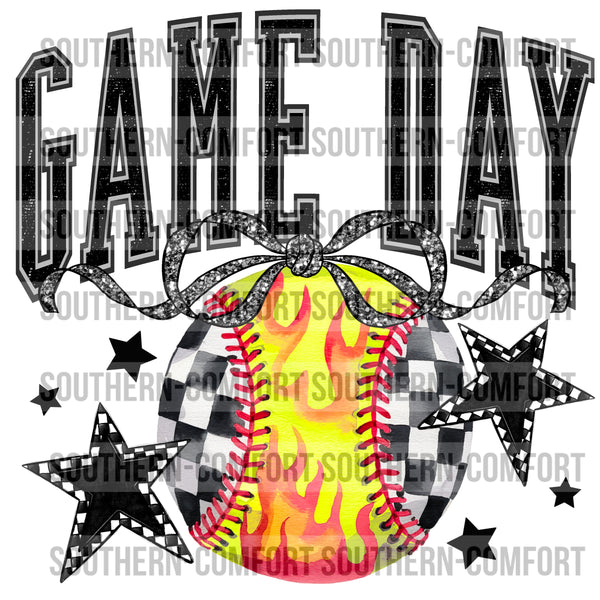 Game Day Softball |PNG|
