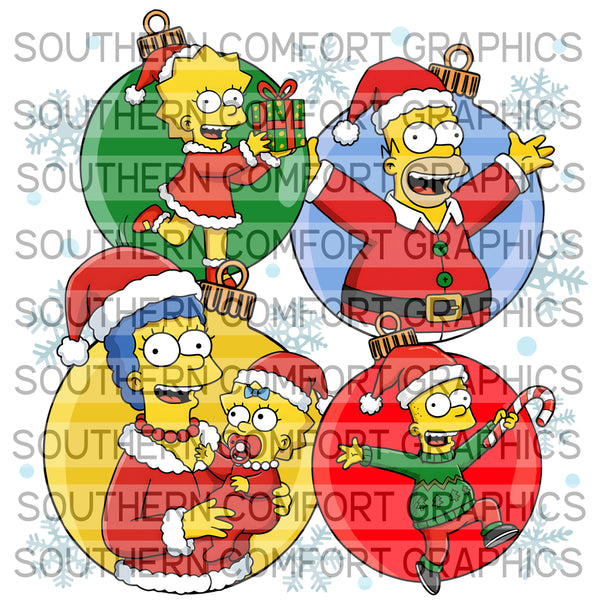 Simpsons Ornaments |PNG|