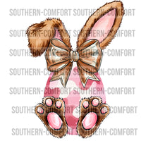 Pink Camouflage Bunny Egg |PNG|