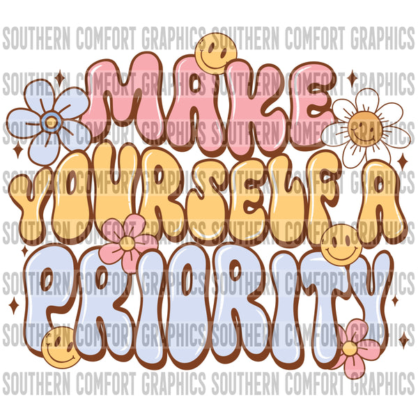 Make Yourself A Priority PNG