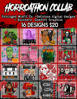 Horrorathon Collab With Unhinged Misfit Co. + Delicious Digital Designs