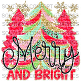 Merry And Bright |PNG|