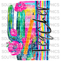 Cactus/Serape Teacher |PNG|