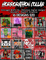 Horrorathon Collab With Unhinged Misfit Co. + Delicious Digital Designs