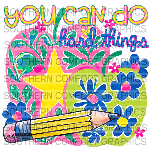 You Can Do Hard Things |PNG|
