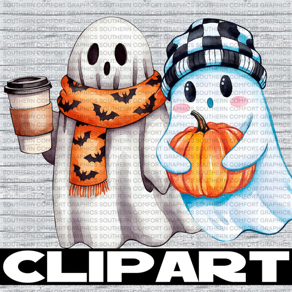 Ghost Clipart Bundle