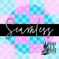 Floral Checkered *SEAMLESS*